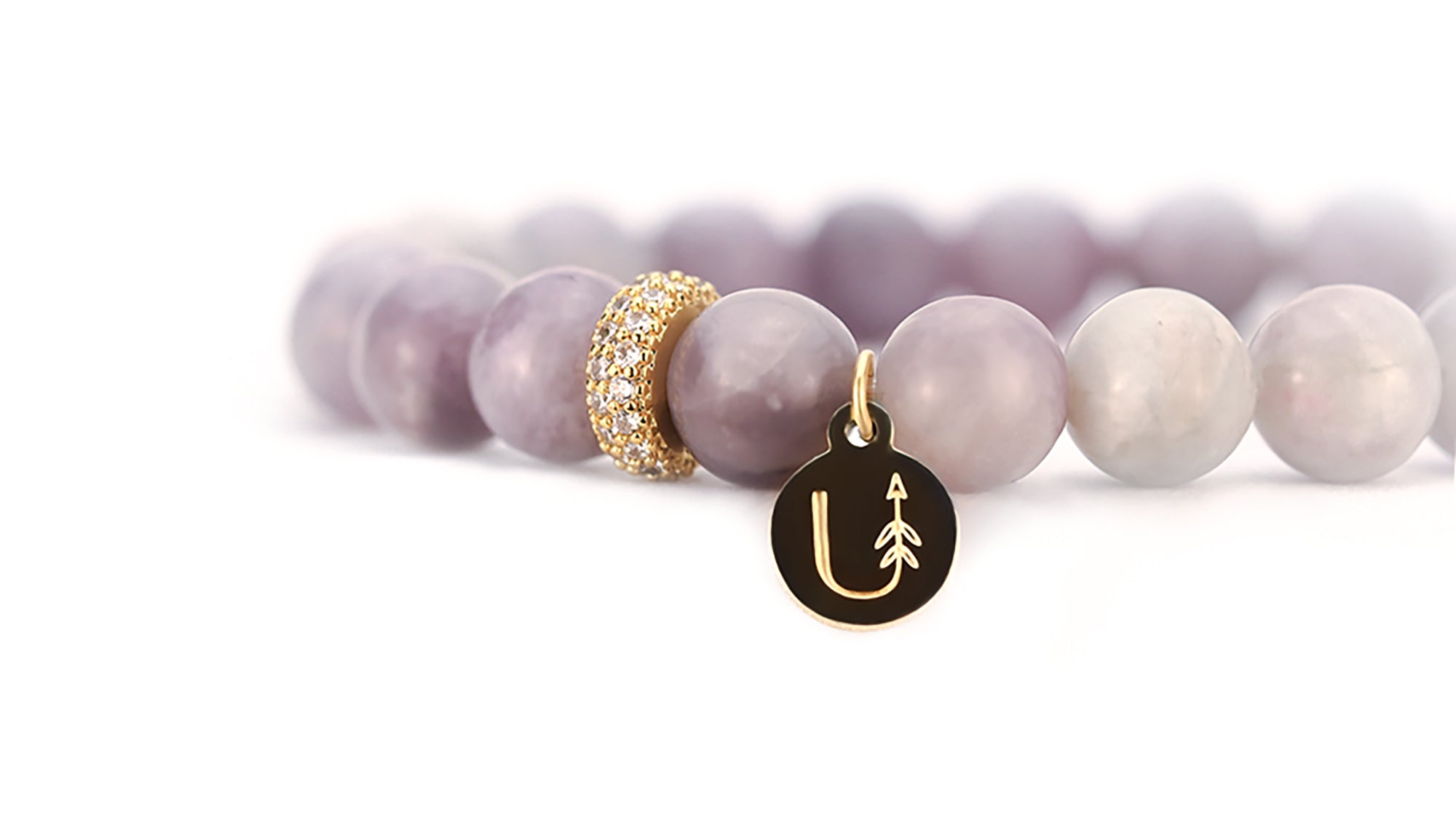 serene bracelet - kunzite