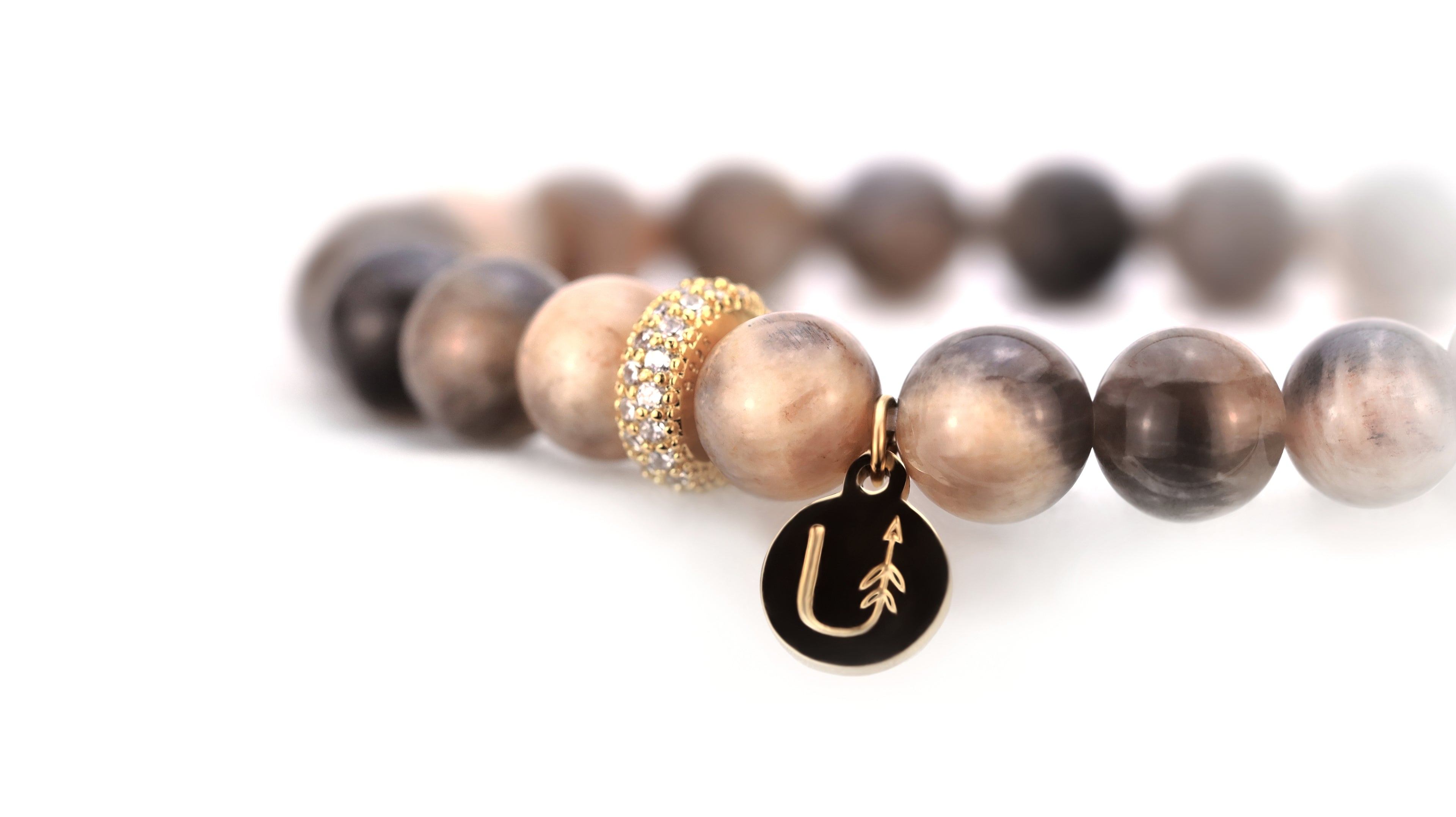 signature bracelet - black sunstone