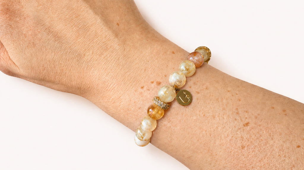 bliss bracelet · citrine