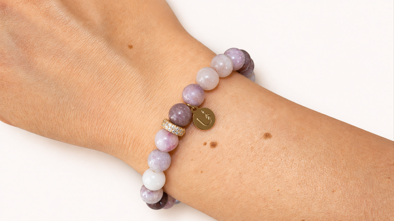 serene bracelet · kunzite