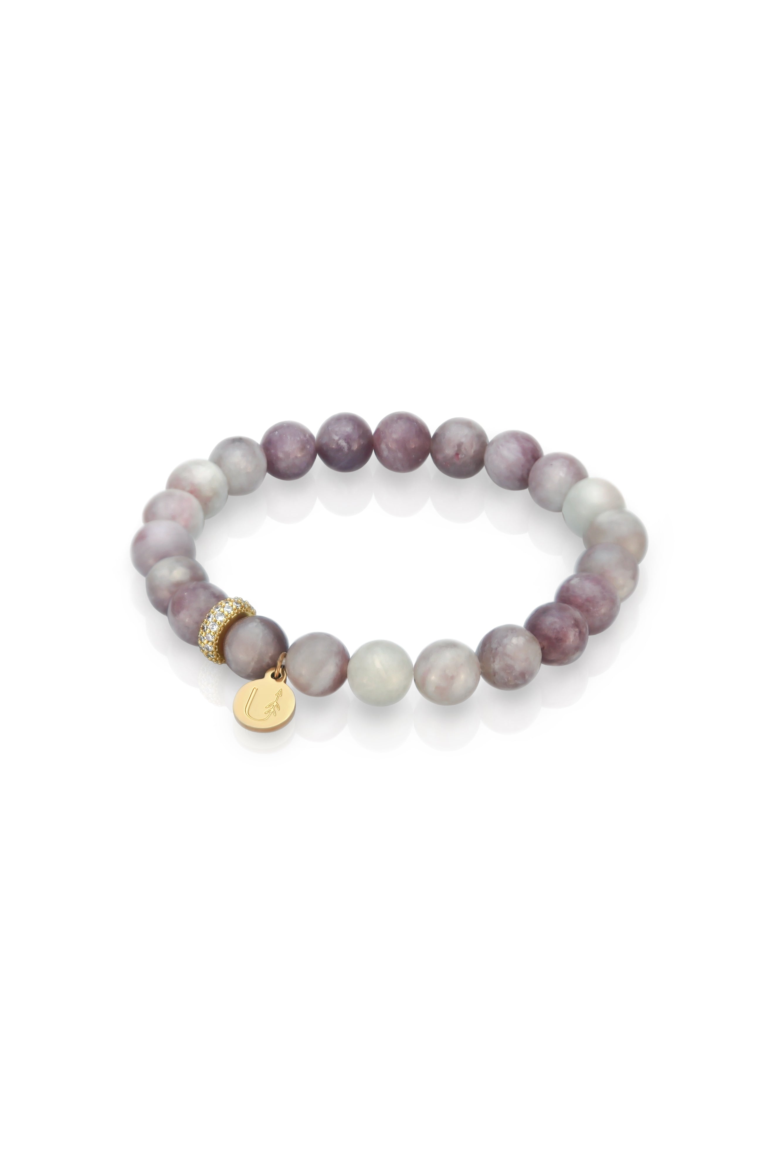 serene bracelet - kunzite