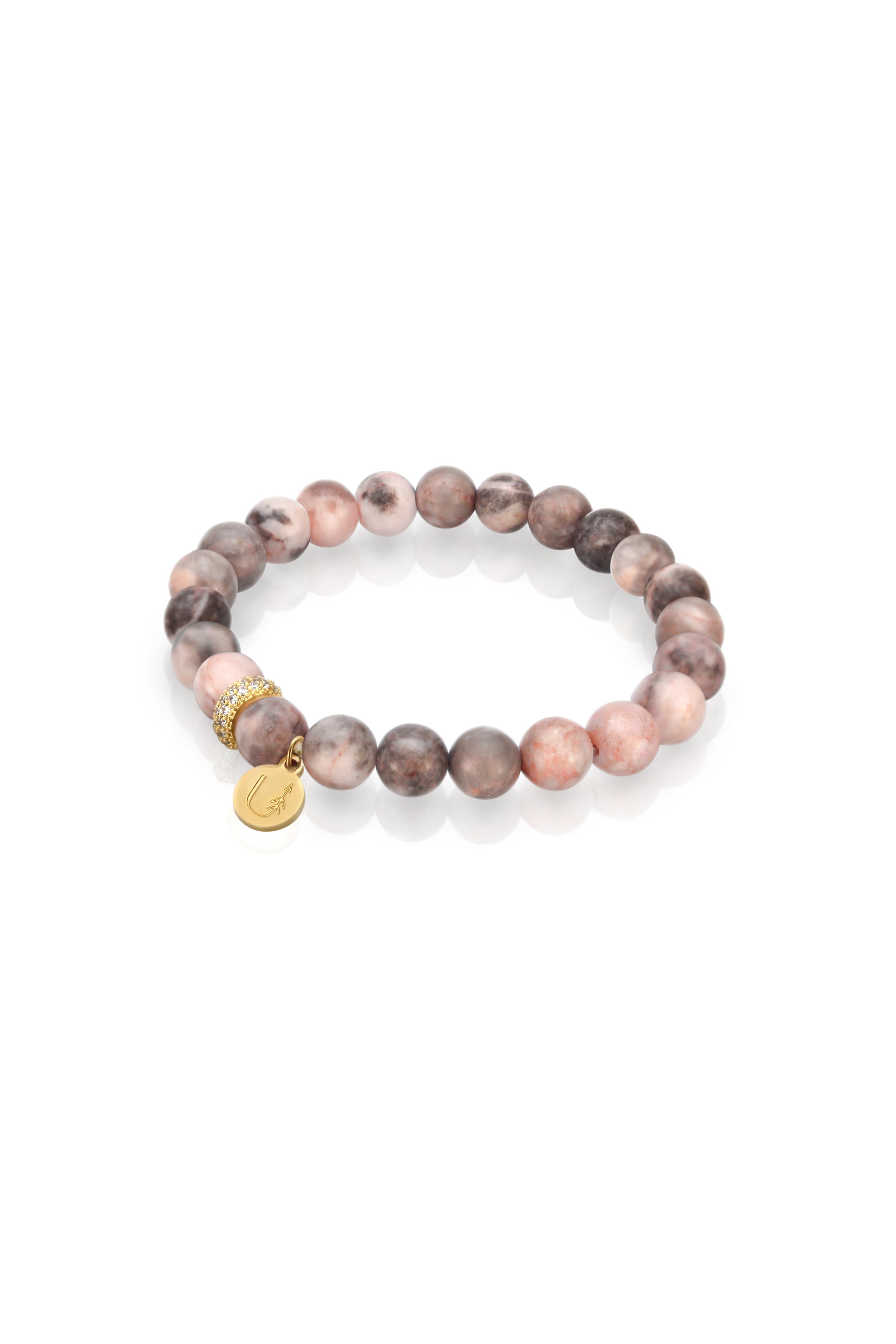 lovely bracelet - pink jasper