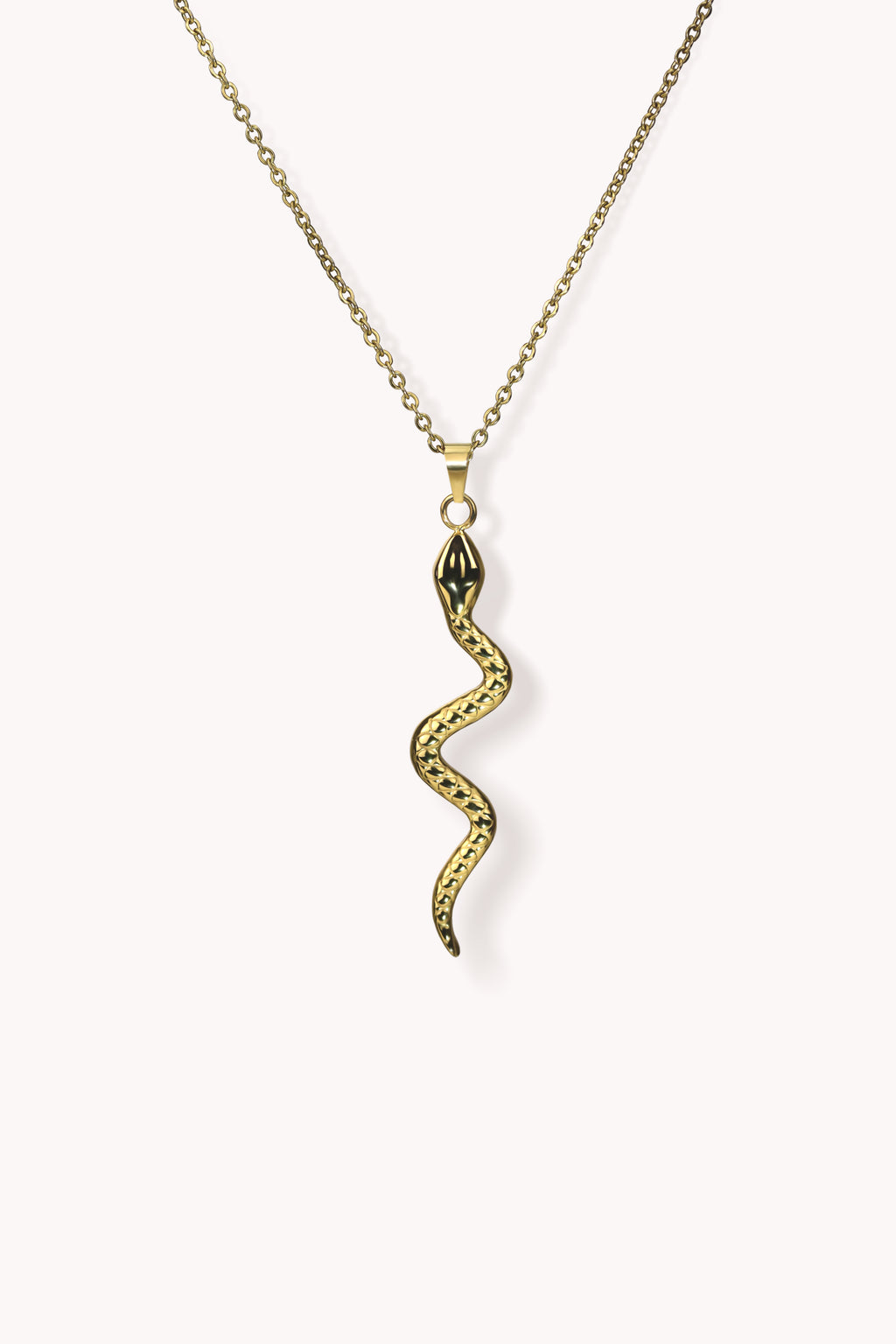 gold snake necklace
