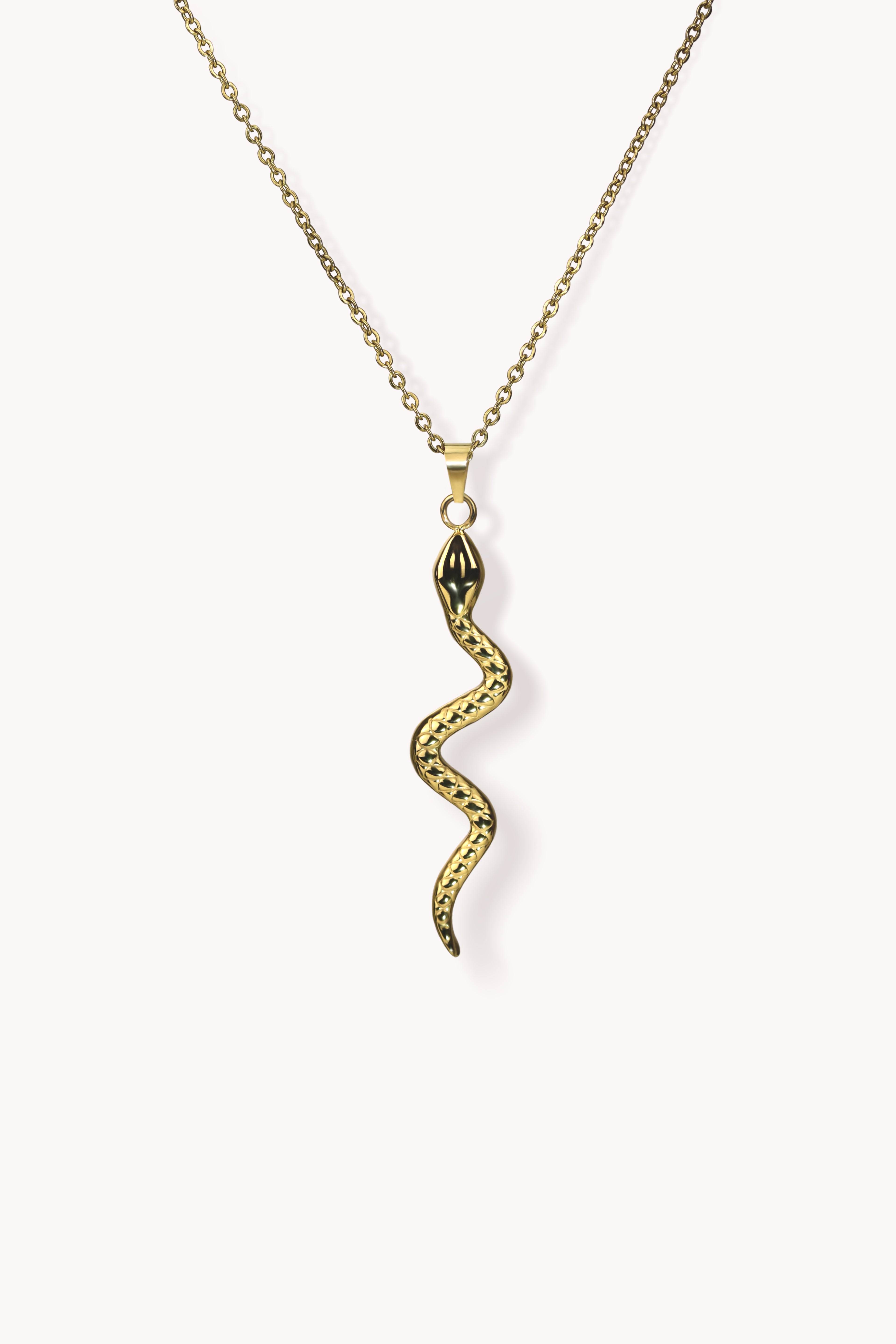 gold snake necklace